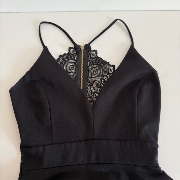 Windsor Black Spaghetti Strap Dress NWT - Picture 9 of 11